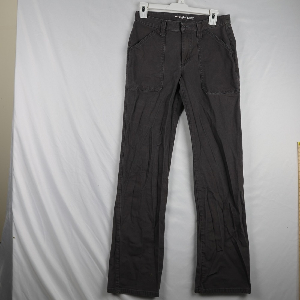 Wrangler Riggs Workwear Pants Mens 30x32 Gray Utility Canvas 3WF04CH
